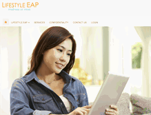 Tablet Screenshot of lifestyleeap.com